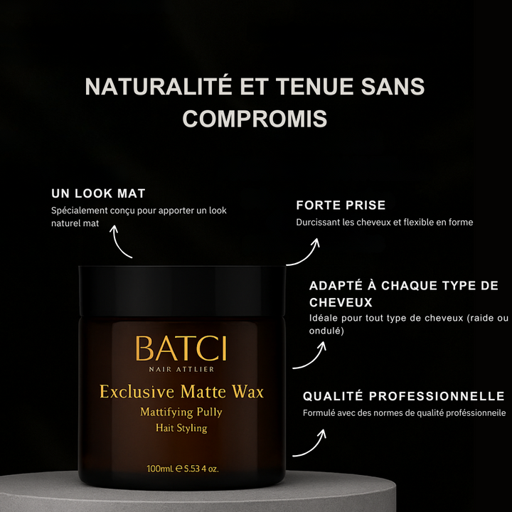CIRE COIFFANTE MATE - FIXATION FORTE & EFFET NATUREL 100 ML