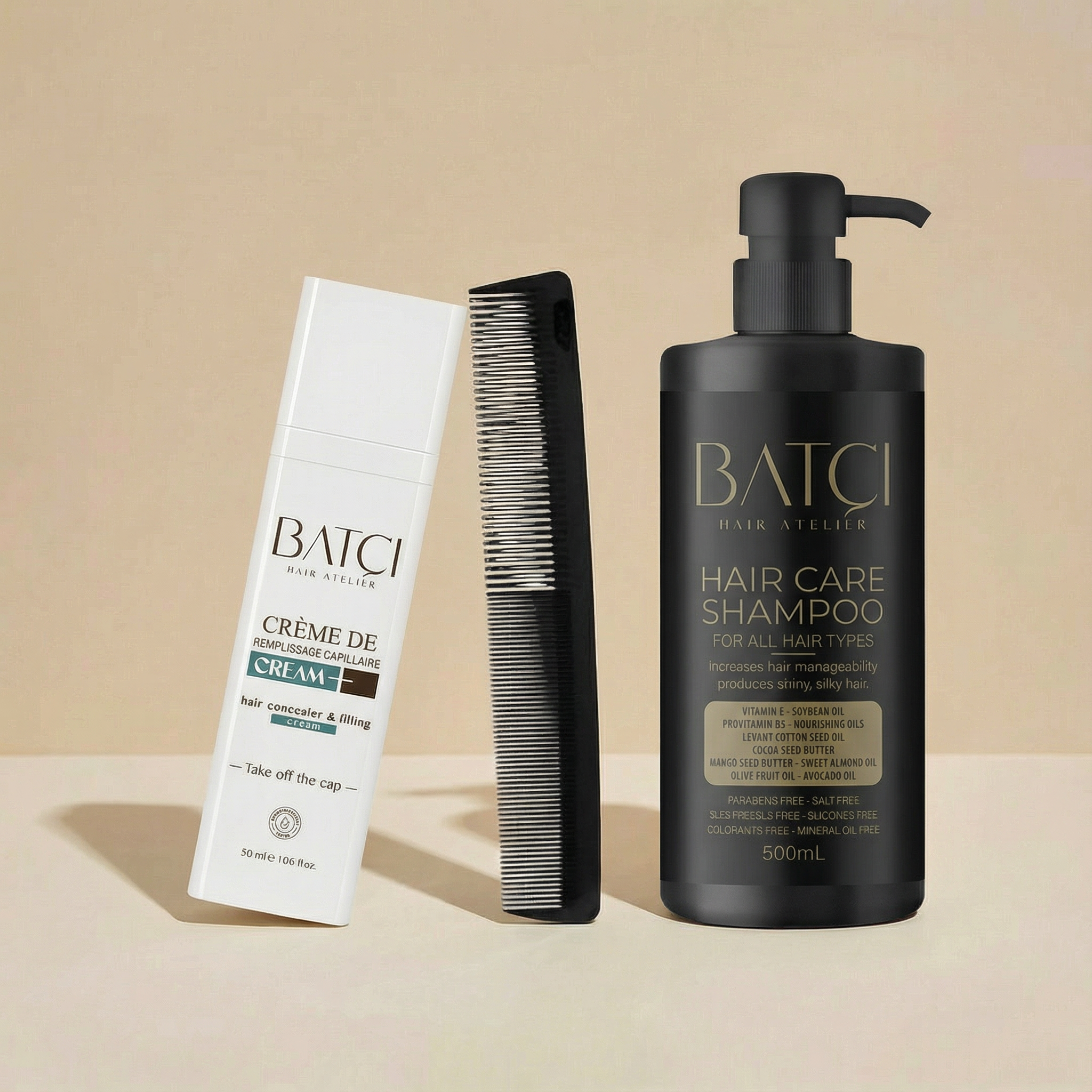 PACK CRÈME 50 ML & SHAMPOING DOUX (+ 1 PEIGNE OFFERT)