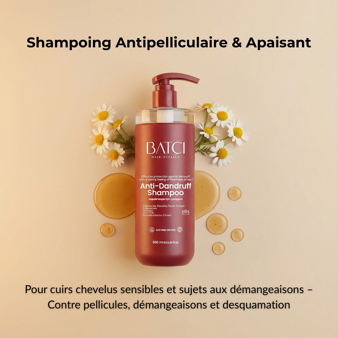 SHAMPOING ANTIPELLICULAIRE - 500 ML