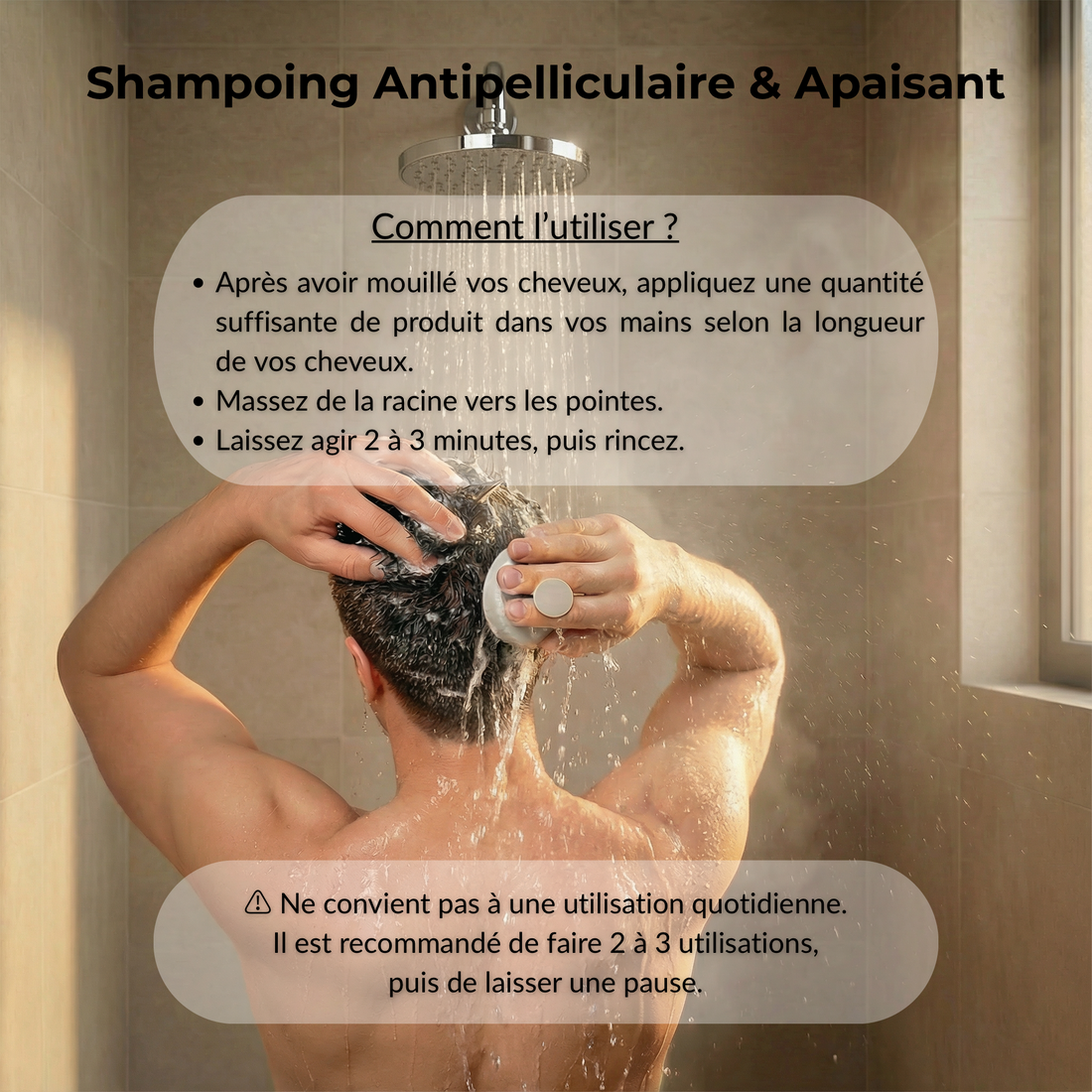 SHAMPOING ANTIPELLICULAIRE - 500 ML